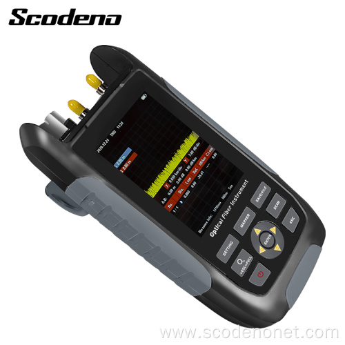 Mini 20/40/60/120KM Fiber Optic OTDR Optical Fiber Reflectometer Built in VFL with FC SC Touch